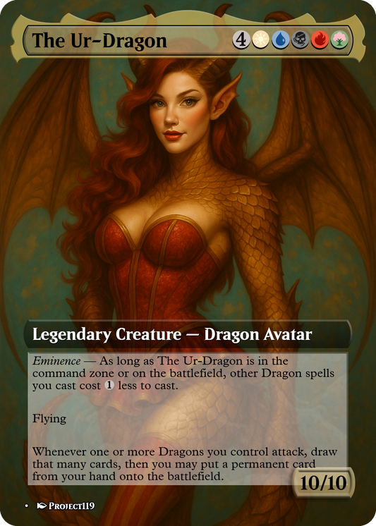 The Ur-Dragon - Magic the Gathering Proxy Card