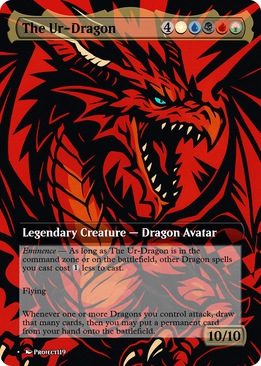 The Ur-Dragon - Persona Inspired Magic the Gathering Proxy Card