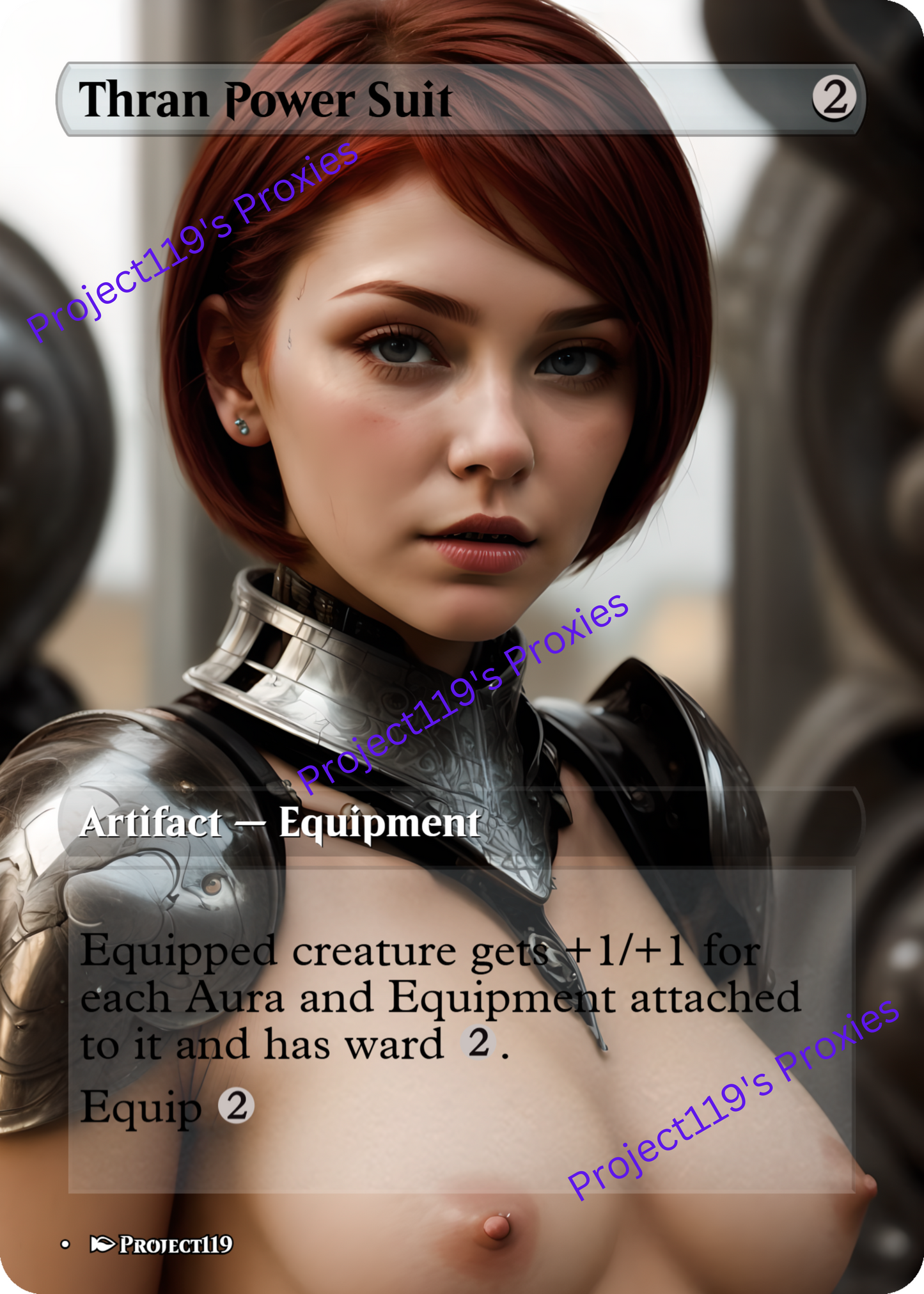 Thran Power Suit - Magic the Gathering Mature Proxy Card