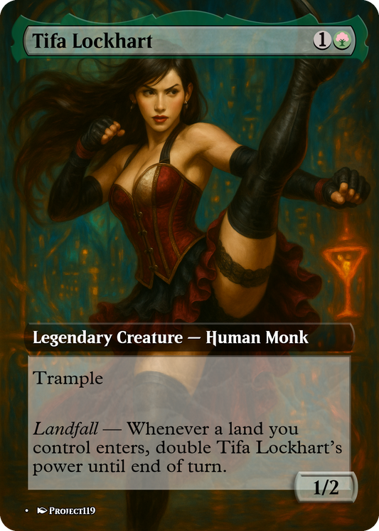 Tifa Lockhart - Magic the Gathering Proxy Card