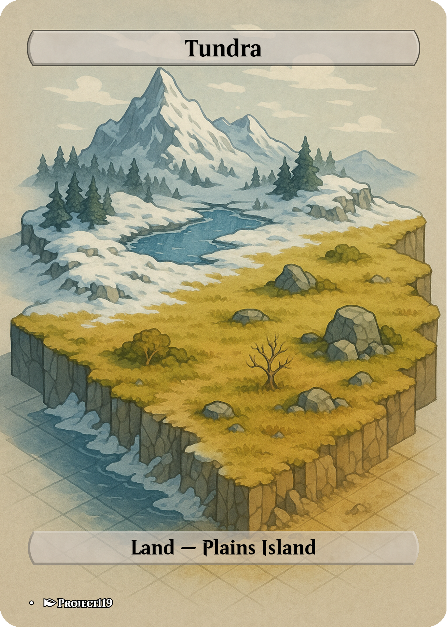 Isometric Art Inspired 18 Land Esper Commander Starter Bundle - Magic the Gathering Proxy Cards