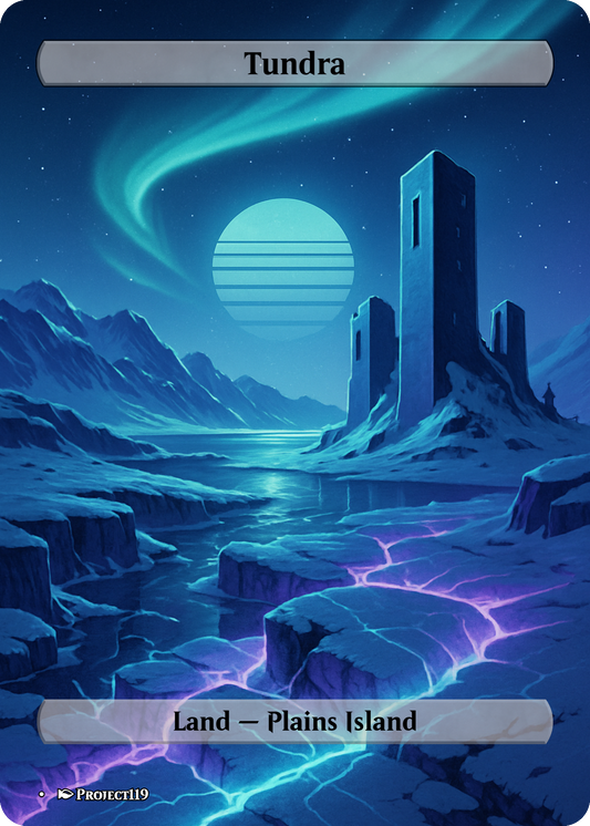 Synthwave Inspired 10 Original Dual Lands Bundle - Magic the Gathering Proxy Cards