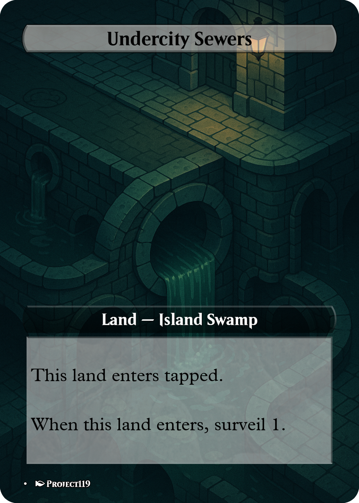 Isometric Art Inspired 18 Land Esper Commander Starter Bundle - Magic the Gathering Proxy Cards