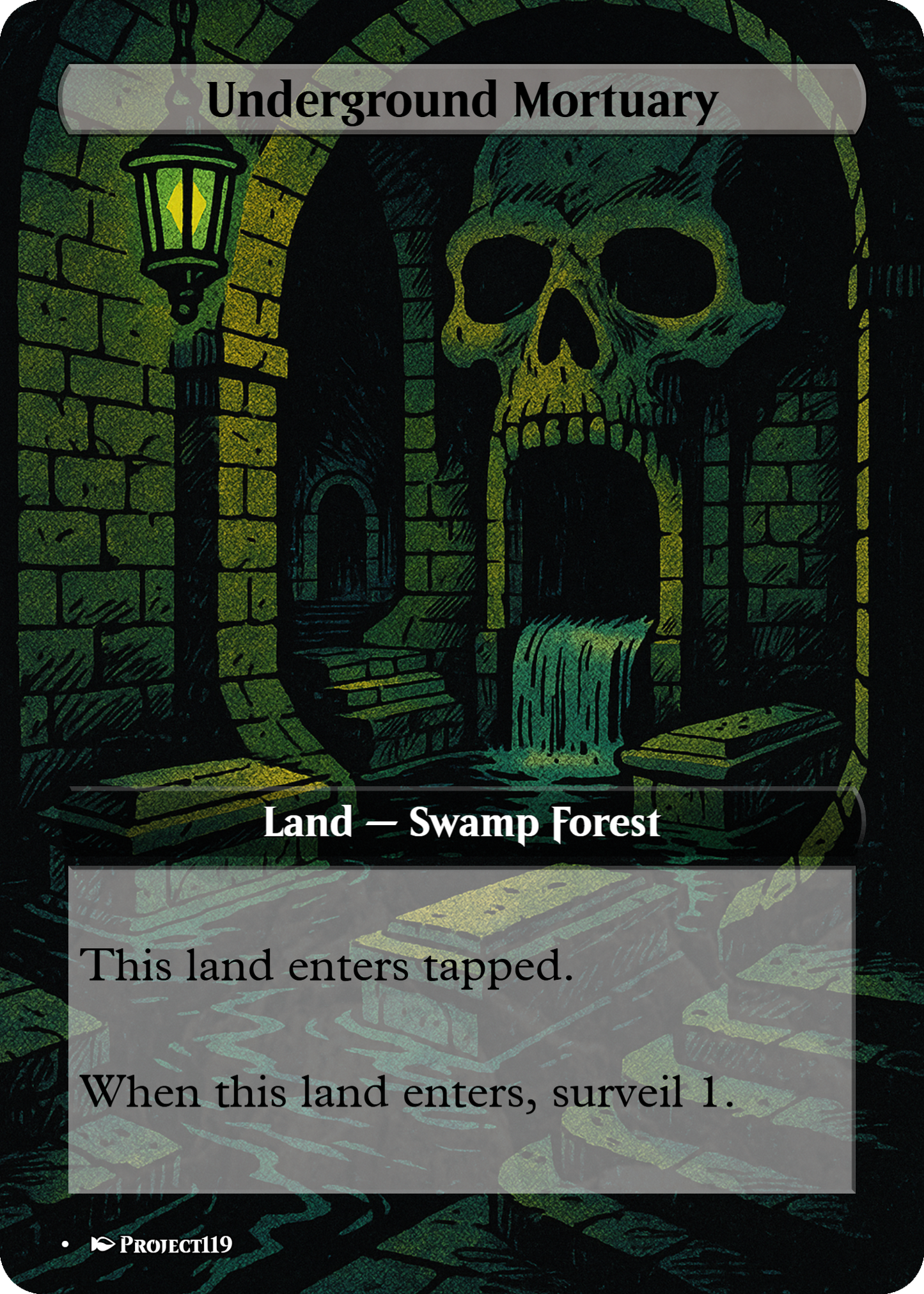1980s Comic Art Inspired 10 Surveil Land Bundle - Magic the Gathering Proxy