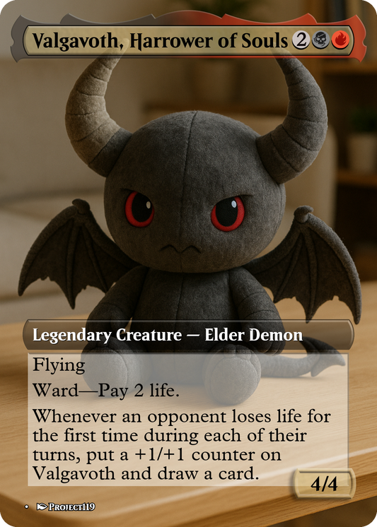 Valgavoth, Harrower of Souls - Nagel Inspired Magic the Gathering Proxy Card