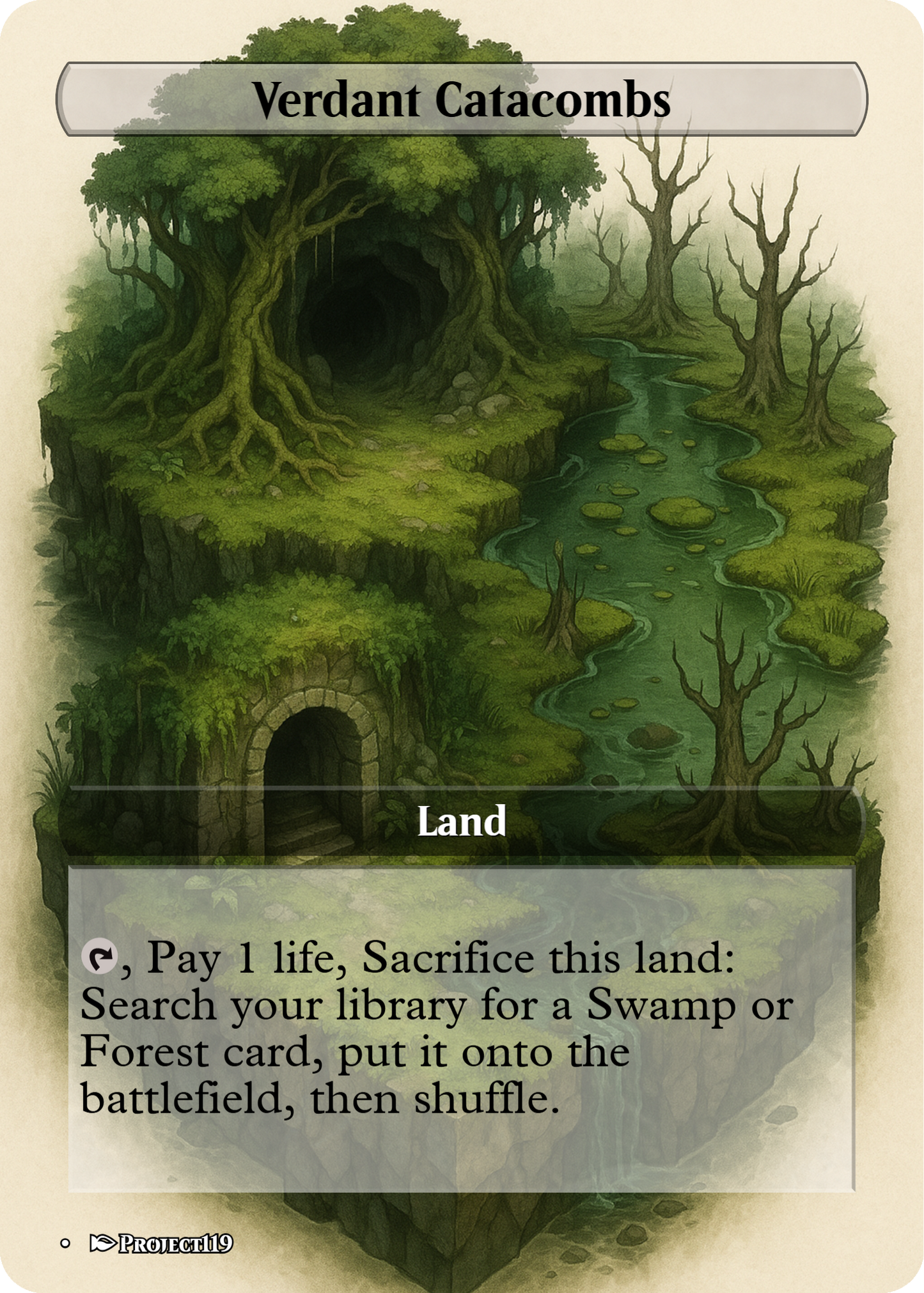 Isometric Art Inspired 10 Fetch Land Bundle - Magic the Gathering Proxy