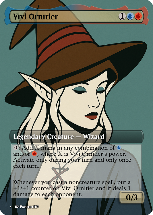 Vivi Ornitier - Nagel Inspired Magic the Gathering Proxy Card