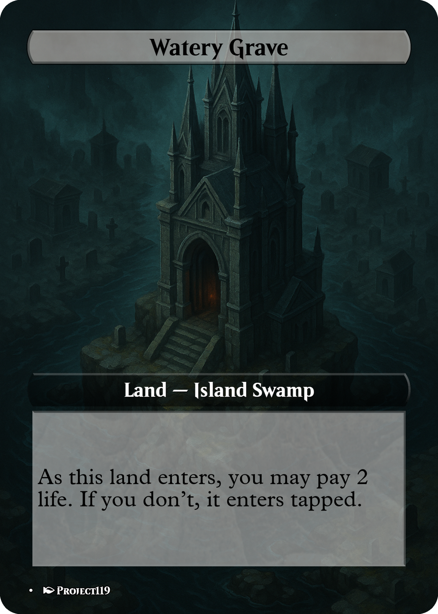 Isometric Art Inspired 18 Land Esper Commander Starter Bundle - Magic the Gathering Proxy Cards