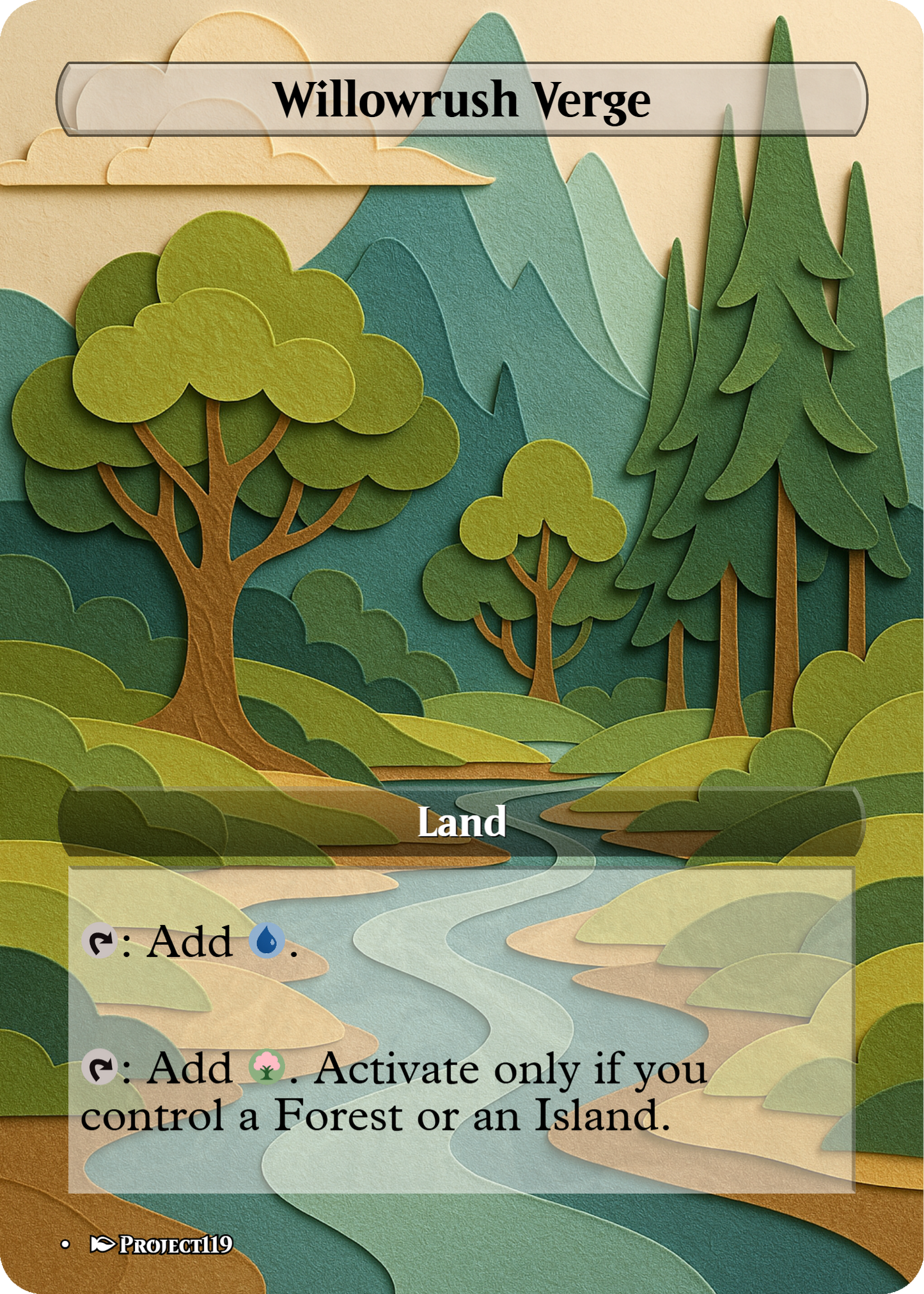 Papercraft Inspired 18 Land Temur Commander Starter Bundle - Magic the Gathering Proxy Cards