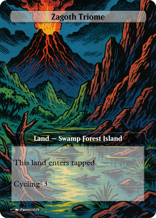 1980s Comic Art Inspired 18 Land Sultai Commander Starter Bundle - Magic the Gathering Proxy Cards