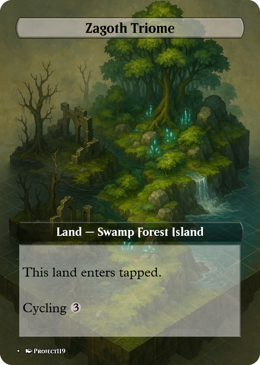 Isometric Art Inspired 18 Land Sultai Commander Starter Bundle - Magic the Gathering Proxy Cards