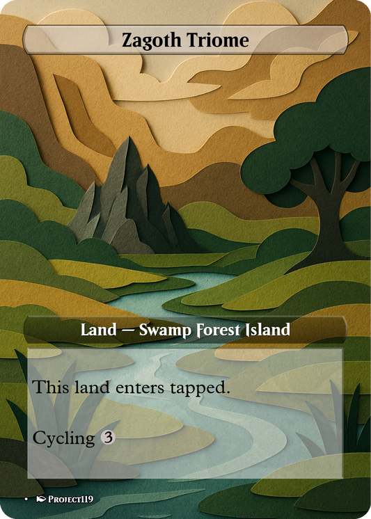 Papercraft Inspired 18 Land Sultai Commander Starter Bundle - Magic the Gathering Proxy Cards