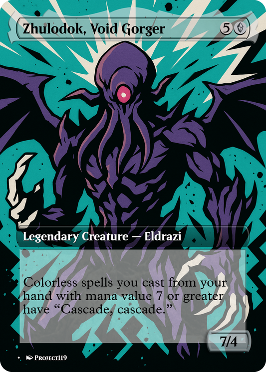 Zhulodok, Void Gorger - Persona Inspired Magic the Gathering Proxy Card