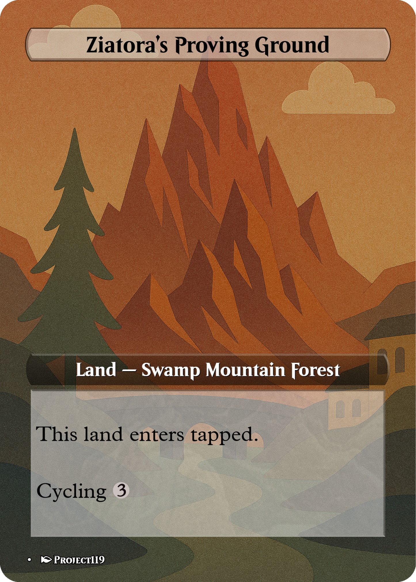 Papercraft Inspired 10 Triomes Land Bundle - Magic the Gathering Proxy