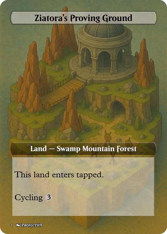 Isometric Art Inspired 18 Land Jund Commander Starter Bundle - Magic the Gathering Proxy Cards
