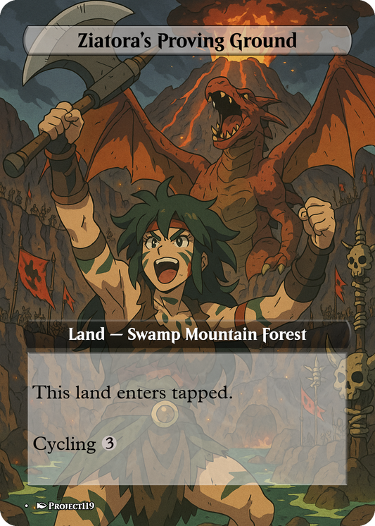 1990’s Anime Inspired 18 Land Jund Commander Starter Bundle - Magic the Gathering Proxy Cards